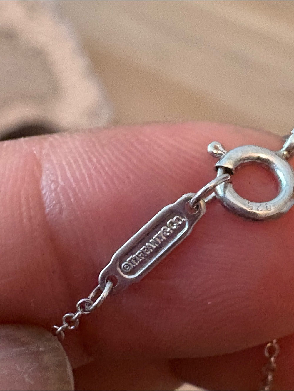Authentic Tiffany & Co. - Sterling Silver 1837 Circle
Pendant Necklace 16.5" - Picture 8 of 16